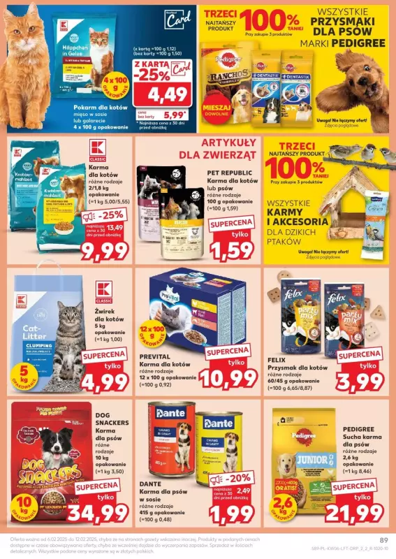 Kaufland - gazetka promocyjna Oferta Kaufland od czwartku 06.02 do środy 12.02 - strona 89