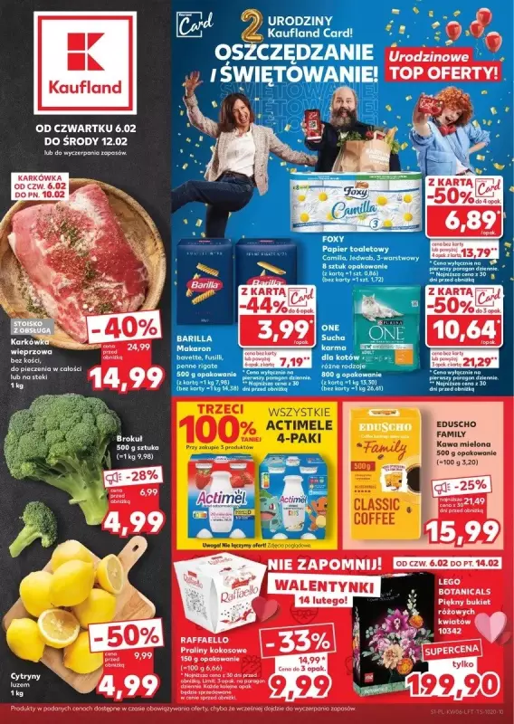 Kaufland - gazetka promocyjna Oferta Kaufland od czwartku 06.02 do środy 12.02