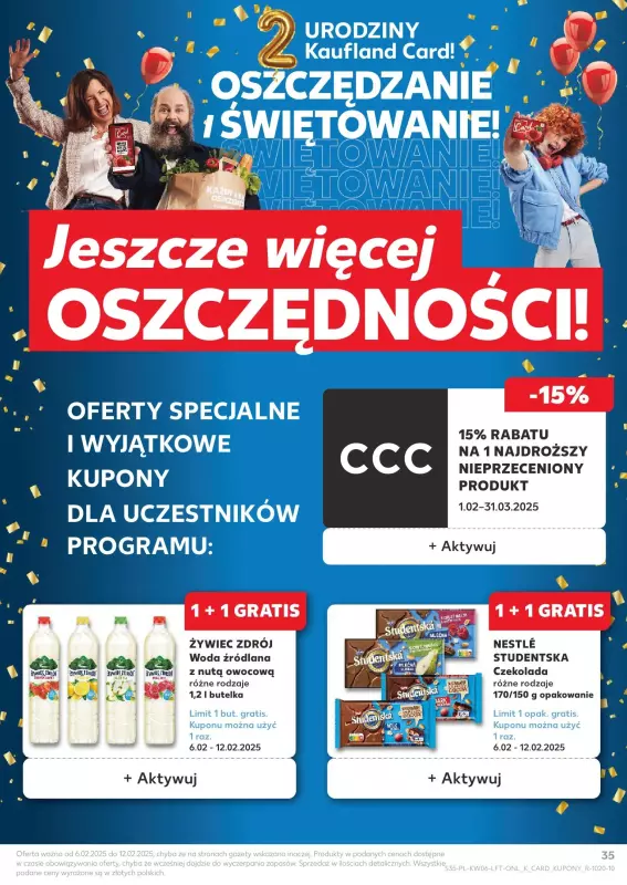 Kaufland - gazetka promocyjna Oferta Kaufland od czwartku 06.02 do środy 12.02 - strona 35