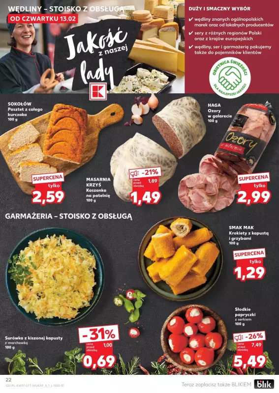 Kaufland - gazetka promocyjna Oferta Kaufland  do środy 19.02 - strona 22