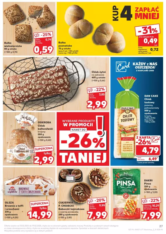 Kaufland - gazetka promocyjna Oferta Kaufland  do środy 19.02 - strona 27