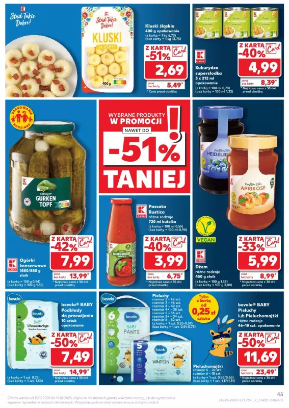 Kaufland - gazetka promocyjna Oferta Kaufland  do środy 19.02 - strona 45