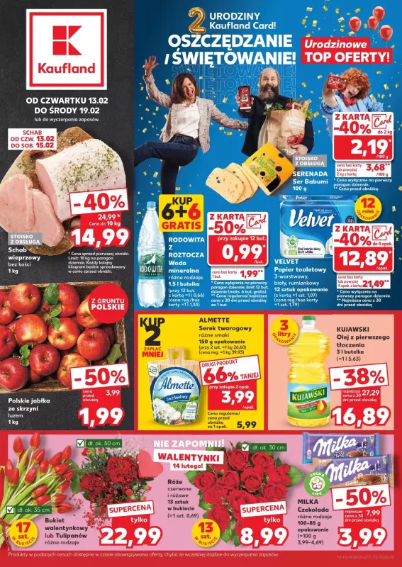 Kaufland - gazetka promocyjna Oferta Kaufland  do środy 19.02