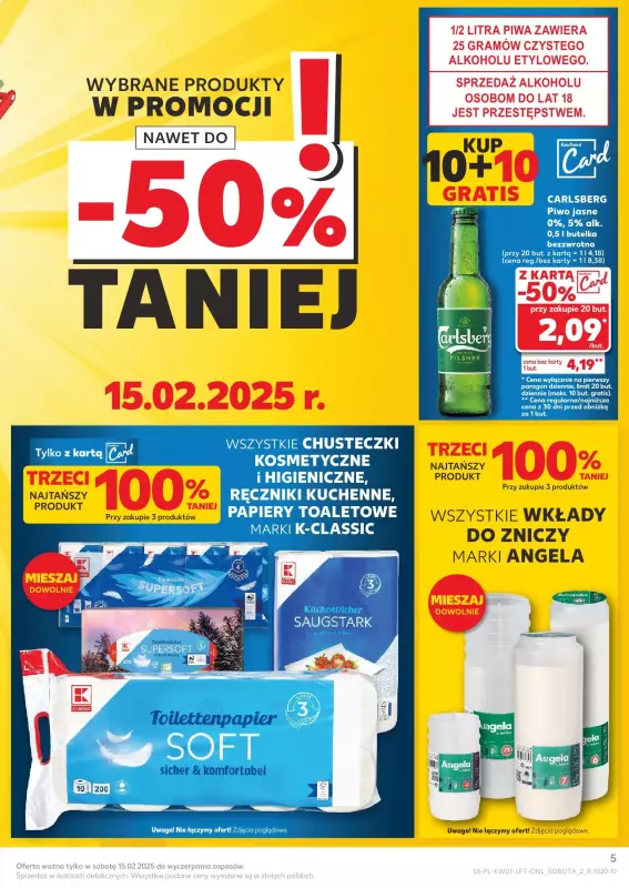 Kaufland - gazetka promocyjna Oferta Kaufland  do środy 19.02 - strona 5