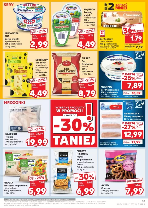 Kaufland - gazetka promocyjna Oferta Kaufland  do środy 19.02 - strona 53