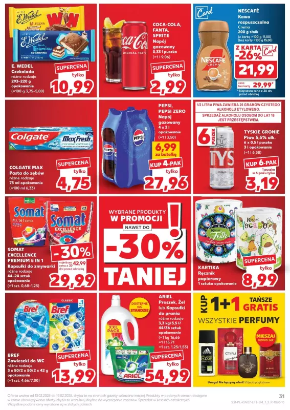 Kaufland - gazetka promocyjna Oferta Kaufland  do środy 19.02 - strona 31