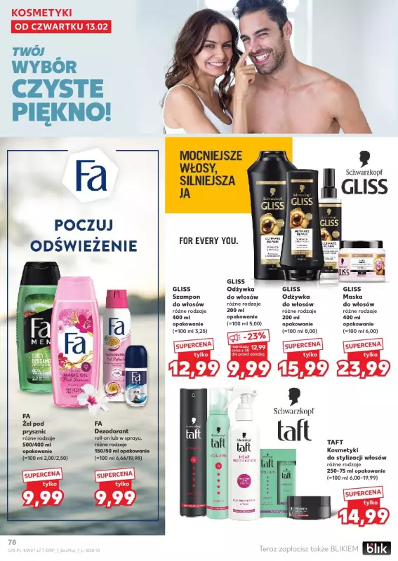 Kaufland - gazetka promocyjna Oferta Kaufland  do środy 19.02 - strona 78