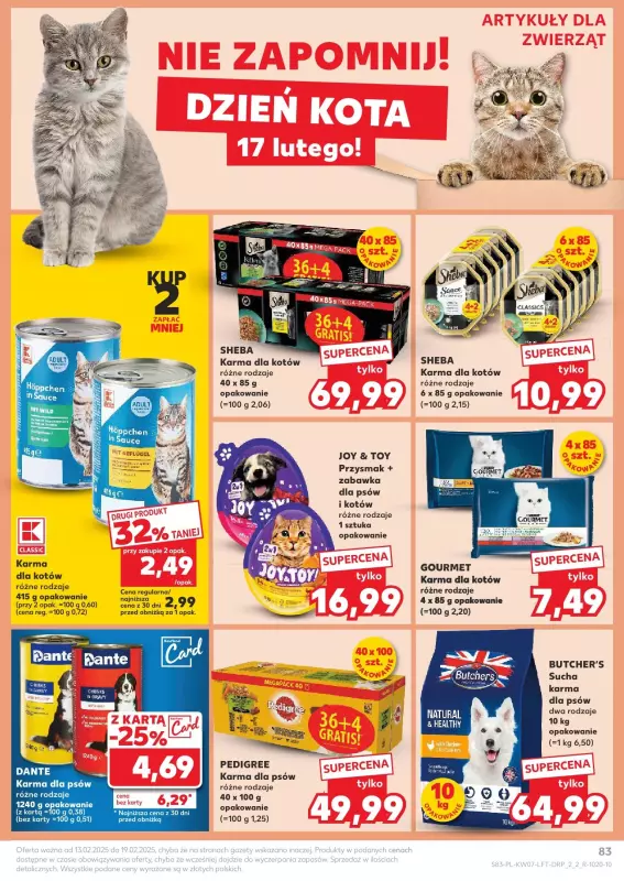 Kaufland - gazetka promocyjna Oferta Kaufland  do środy 19.02 - strona 83