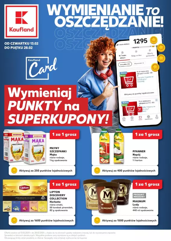 Kaufland - gazetka promocyjna Oferta Kaufland - Kupony od czwartku 13.02 do piątku 28.02