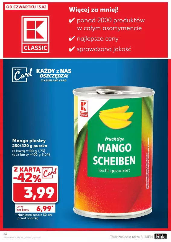 Kaufland - gazetka promocyjna Oferta Kaufland od czwartku 13.02 do środy 19.02 - strona 66