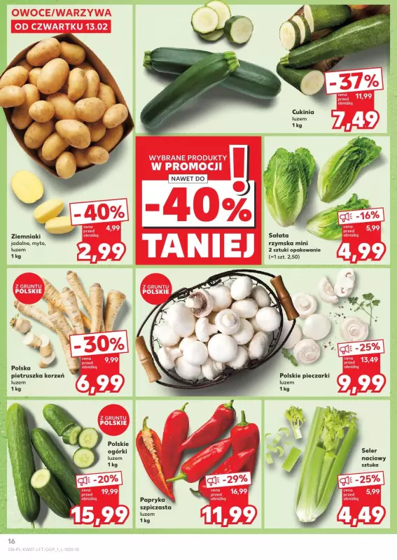 Kaufland - gazetka promocyjna Oferta Kaufland od czwartku 13.02 do środy 19.02 - strona 16