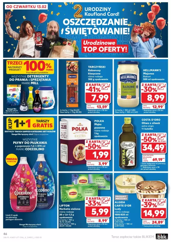 Kaufland - gazetka promocyjna Oferta Kaufland od czwartku 13.02 do środy 19.02 - strona 46