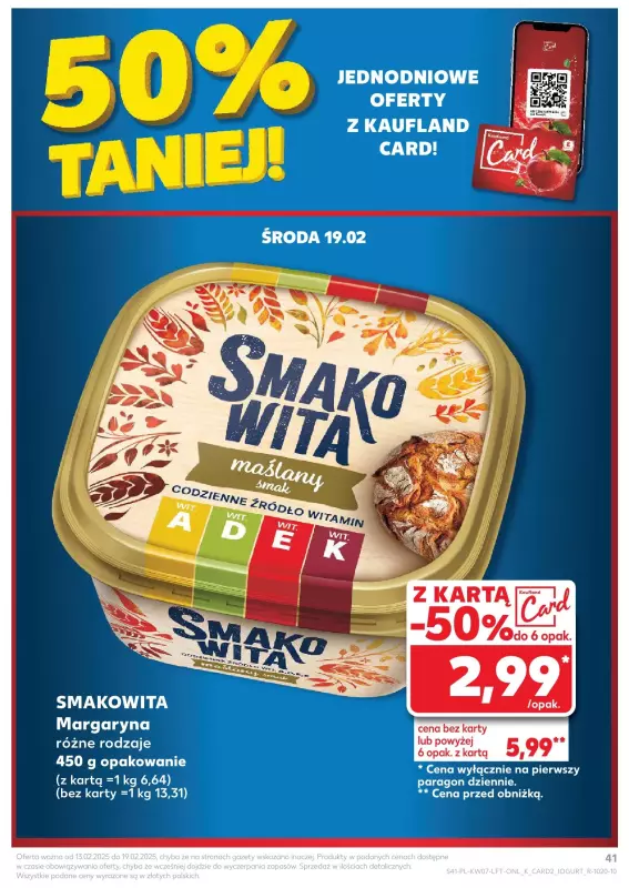 Kaufland - gazetka promocyjna Oferta Kaufland od czwartku 13.02 do środy 19.02 - strona 41