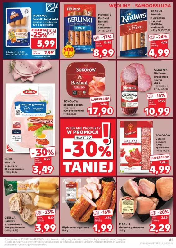 Kaufland - gazetka promocyjna Oferta Kaufland od czwartku 13.02 do środy 19.02 - strona 51