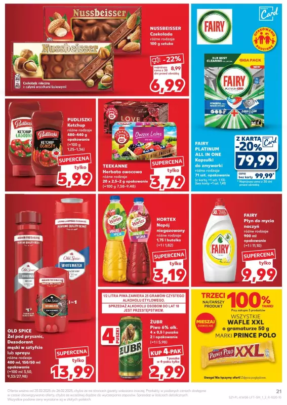 Kaufland - gazetka promocyjna Oferta Kaufland  do środy 26.02 - strona 21