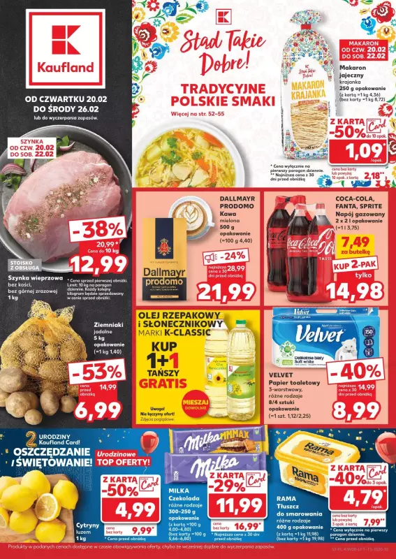 Kaufland - gazetka promocyjna Oferta Kaufland  do środy 26.02