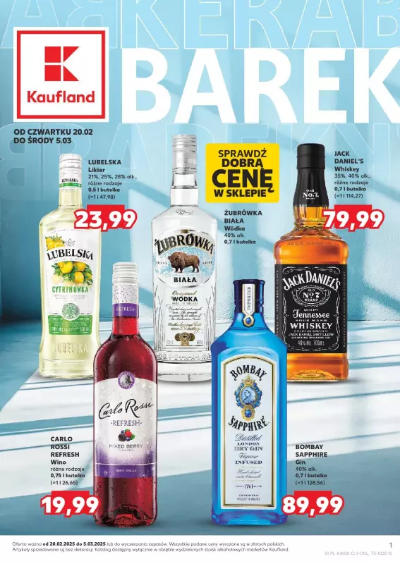 Kaufland - gazetka promocyjna Barek Kauflandu  do środy 05.03