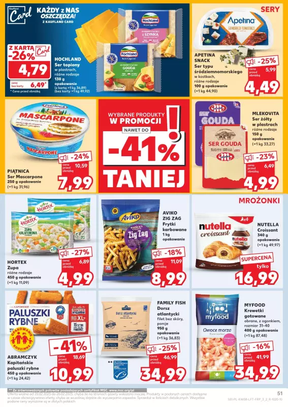 Kaufland - gazetka promocyjna Oferta Kaufland od czwartku 20.02 do środy 26.02 - strona 51