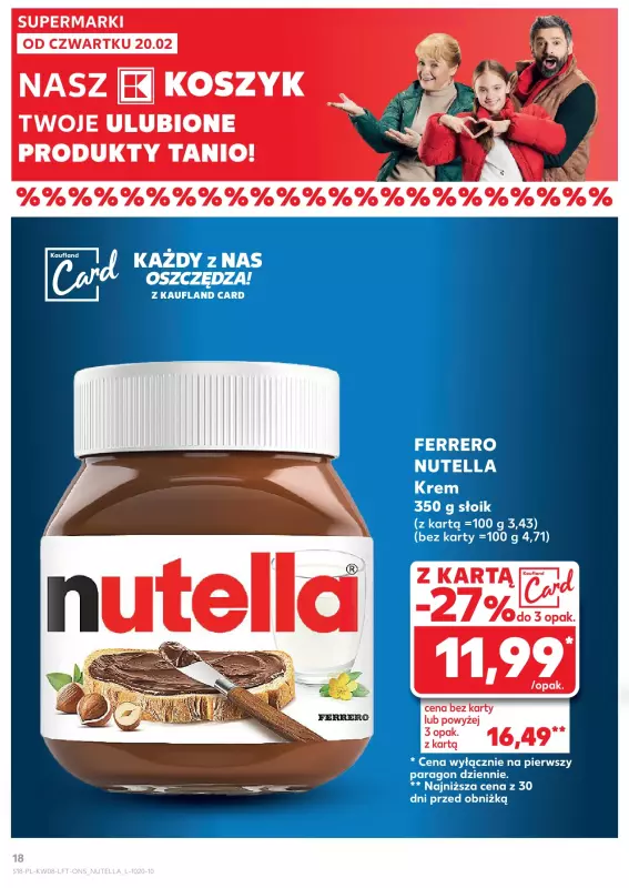 Kaufland - gazetka promocyjna Oferta Kaufland od czwartku 20.02 do środy 26.02 - strona 18