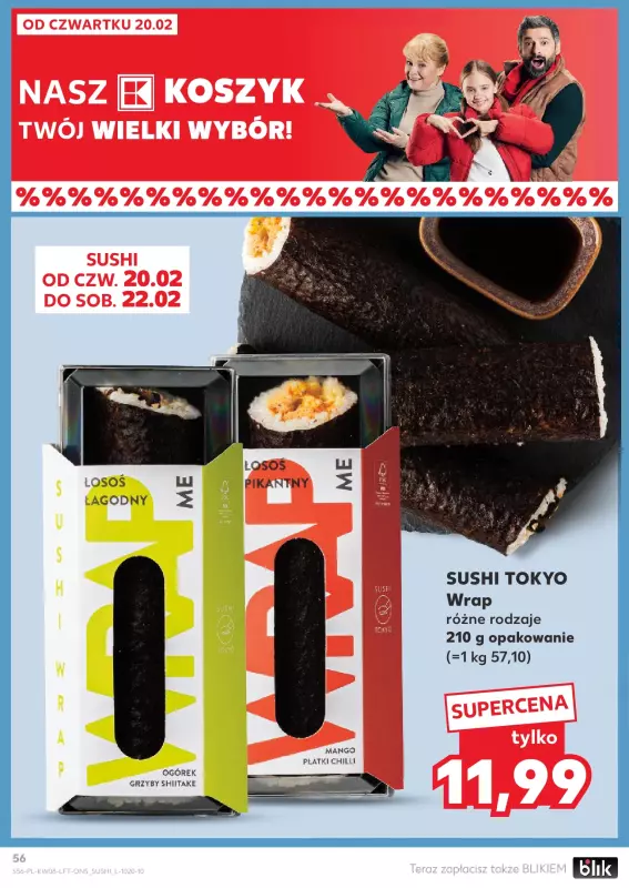 Kaufland - gazetka promocyjna Oferta Kaufland od czwartku 20.02 do środy 26.02 - strona 56