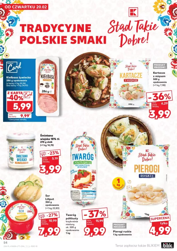 Kaufland - gazetka promocyjna Oferta Kaufland od czwartku 20.02 do środy 26.02 - strona 54