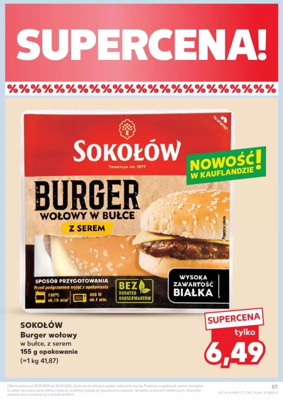 Kaufland - gazetka promocyjna Oferta Kaufland od czwartku 20.02 do środy 26.02 - strona 57