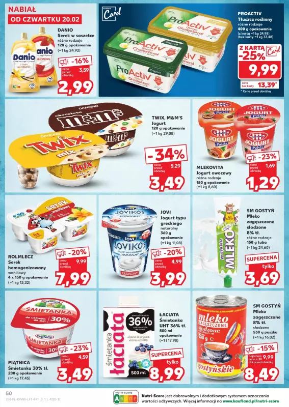 Kaufland - gazetka promocyjna Oferta Kaufland od czwartku 20.02 do środy 26.02 - strona 50