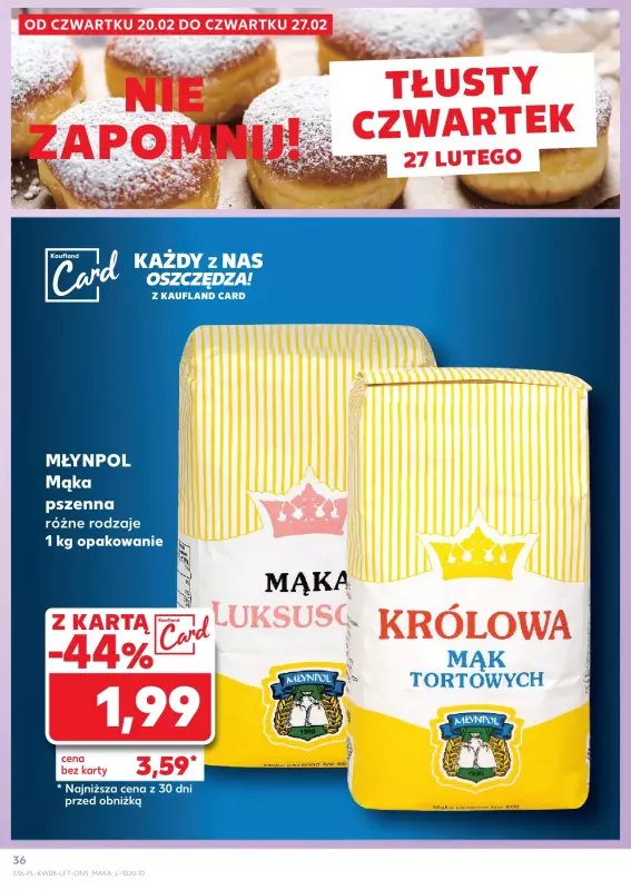 Kaufland - gazetka promocyjna Oferta Kaufland od czwartku 20.02 do środy 26.02 - strona 36