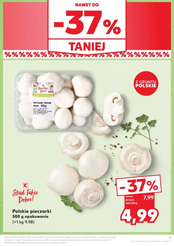 Kaufland - gazetka promocyjna Oferta Kaufland od czwartku 20.02 do środy 26.02 - strona 7