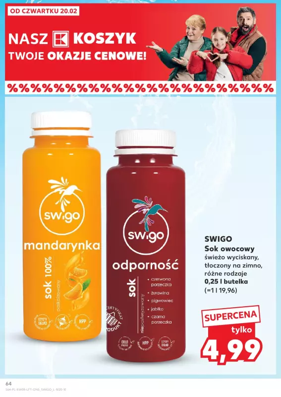 Kaufland - gazetka promocyjna Oferta Kaufland od czwartku 20.02 do środy 26.02 - strona 64