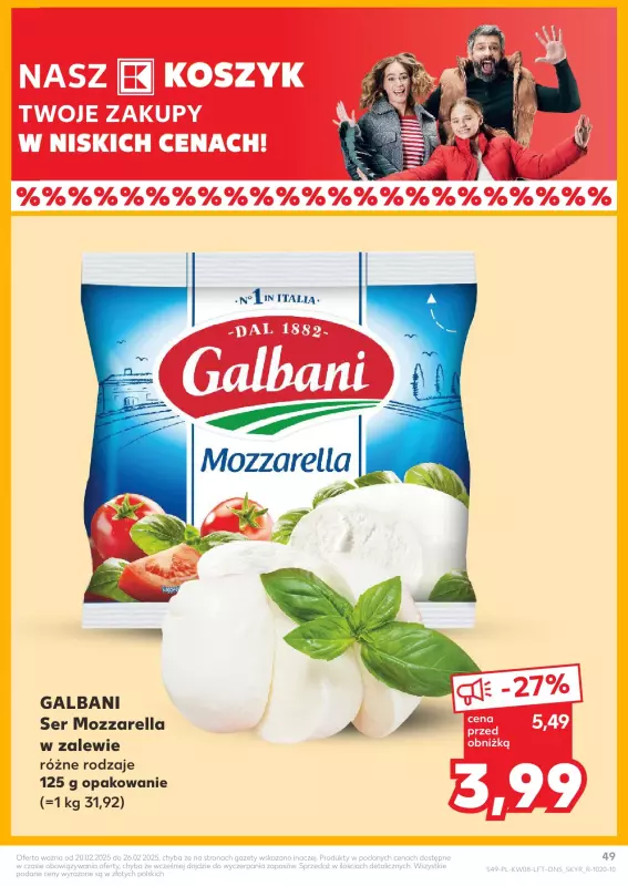 Kaufland - gazetka promocyjna Oferta Kaufland od czwartku 20.02 do środy 26.02 - strona 49