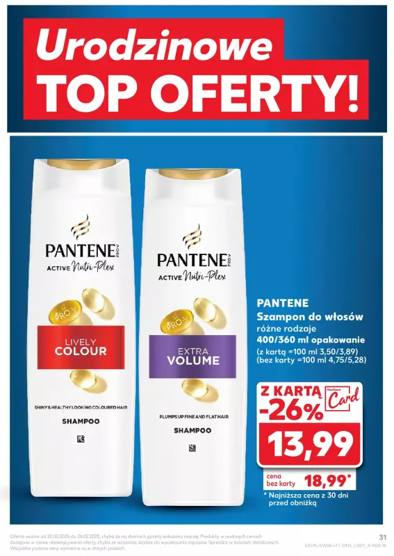 Kaufland - gazetka promocyjna Oferta Kaufland od czwartku 20.02 do środy 26.02 - strona 31