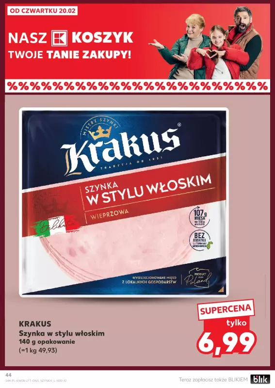 Kaufland - gazetka promocyjna Oferta Kaufland od czwartku 20.02 do środy 26.02 - strona 44