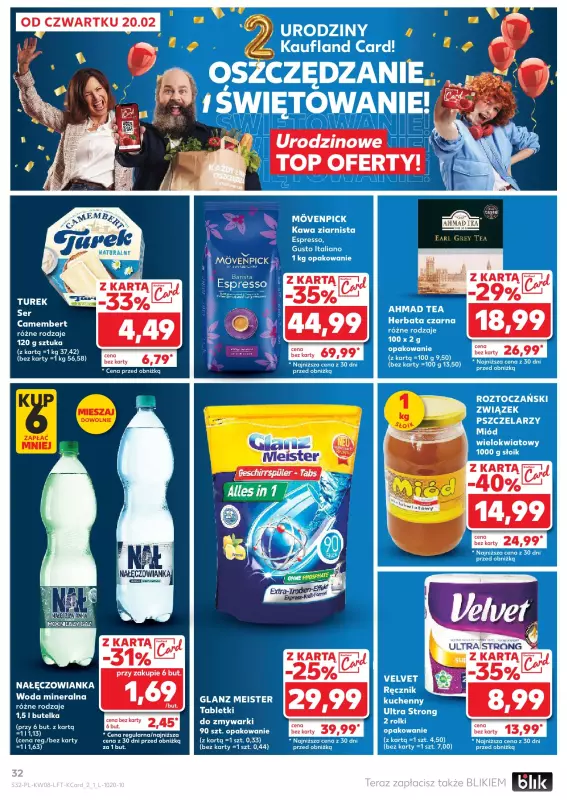 Kaufland - gazetka promocyjna Oferta Kaufland od czwartku 20.02 do środy 26.02 - strona 32