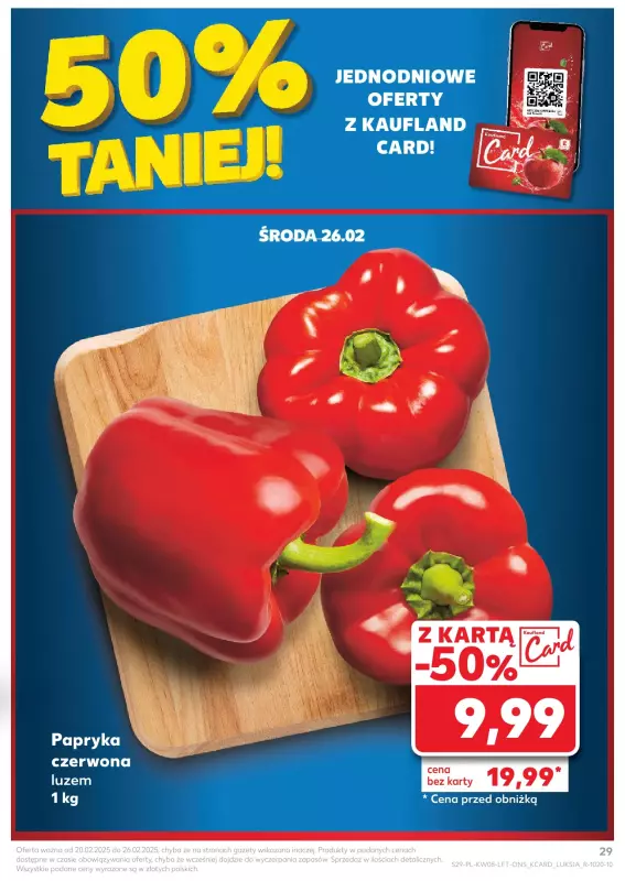 Kaufland - gazetka promocyjna Oferta Kaufland od czwartku 20.02 do środy 26.02 - strona 29