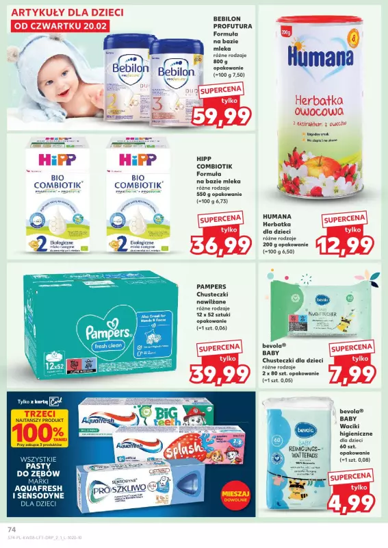 Kaufland - gazetka promocyjna Oferta Kaufland od czwartku 20.02 do środy 26.02 - strona 74