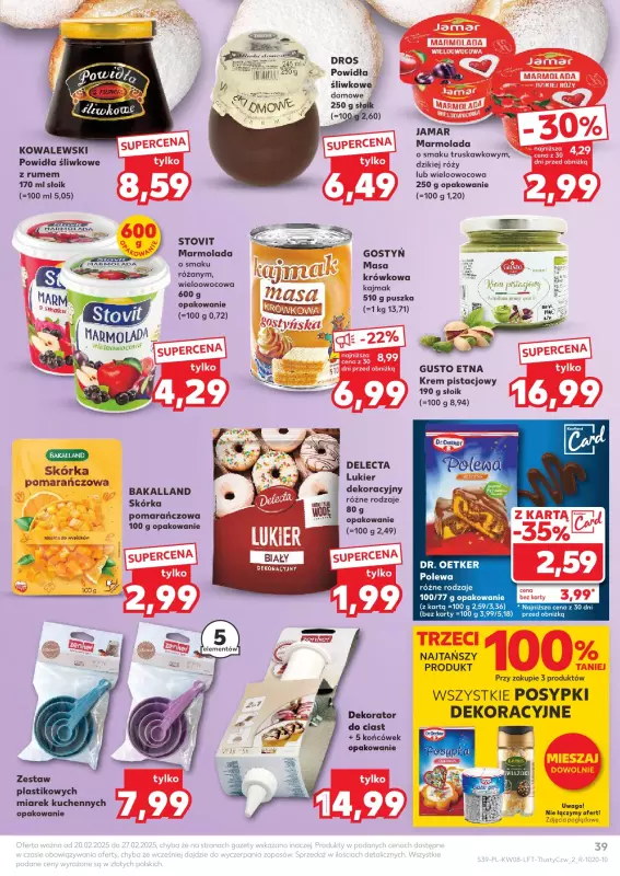 Kaufland - gazetka promocyjna Oferta Kaufland od czwartku 20.02 do środy 26.02 - strona 39