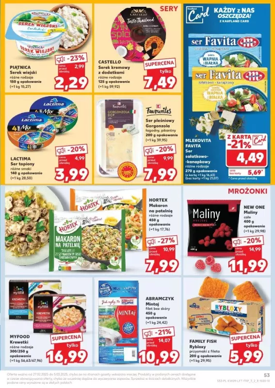 Kaufland - gazetka promocyjna Oferta Kaufland  do środy 05.03 - strona 53