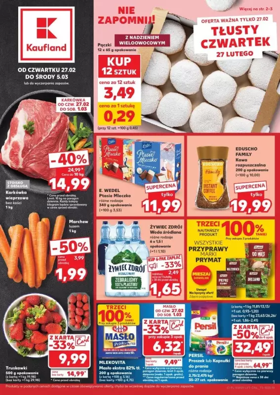 Kaufland - gazetka promocyjna Oferta Kaufland  do środy 05.03