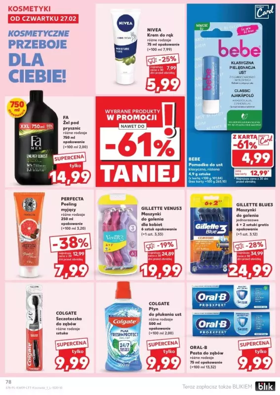 Kaufland - gazetka promocyjna Oferta Kaufland  do środy 05.03 - strona 78