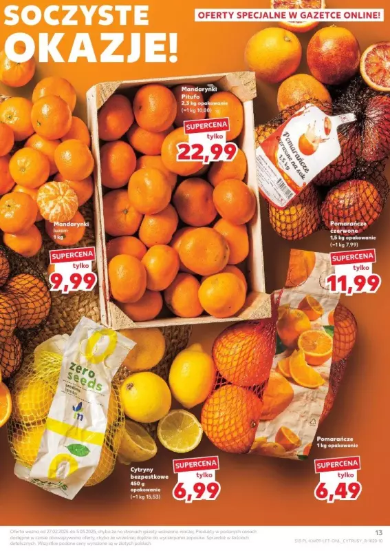 Kaufland - gazetka promocyjna Oferta Kaufland  do środy 05.03 - strona 13