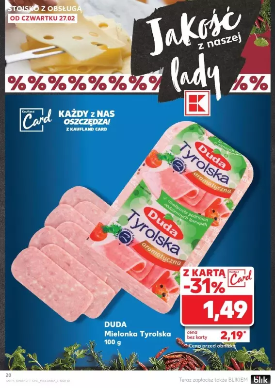 Kaufland - gazetka promocyjna Oferta Kaufland  do środy 05.03 - strona 20