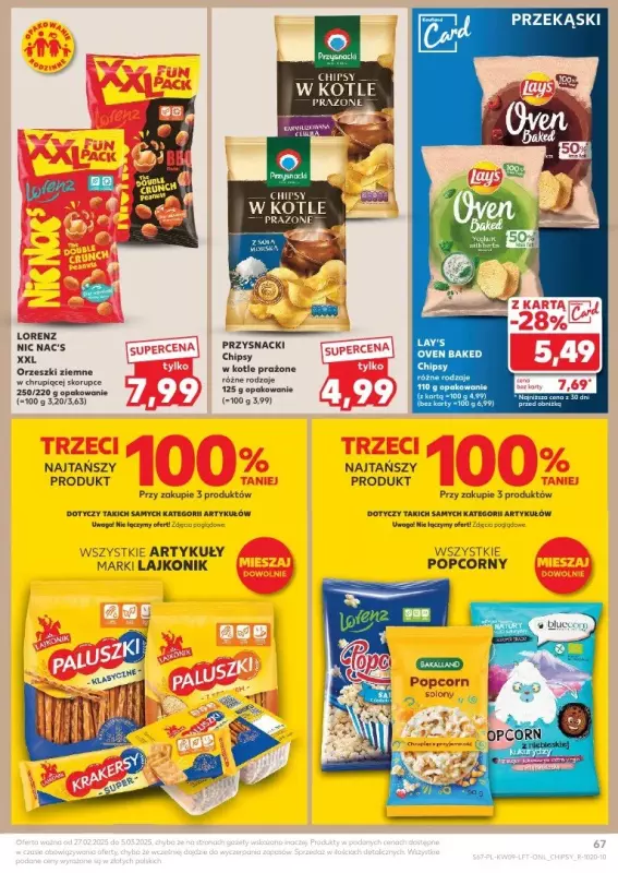 Kaufland - gazetka promocyjna Oferta Kaufland  do środy 05.03 - strona 67