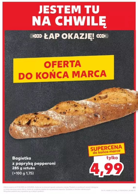 Kaufland - gazetka promocyjna Oferta Kaufland  do środy 05.03 - strona 41