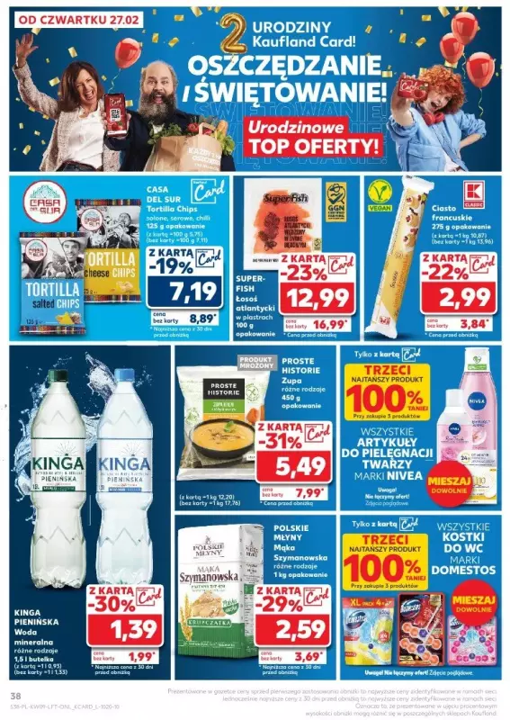 Kaufland - gazetka promocyjna Oferta Kaufland  do środy 05.03 - strona 38