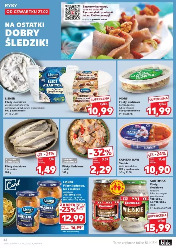 Kaufland - gazetka promocyjna Oferta Kaufland  do środy 05.03 - strona 62