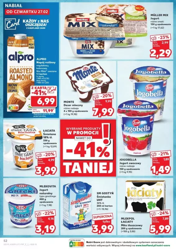 Kaufland - gazetka promocyjna Oferta Kaufland  do środy 05.03 - strona 52