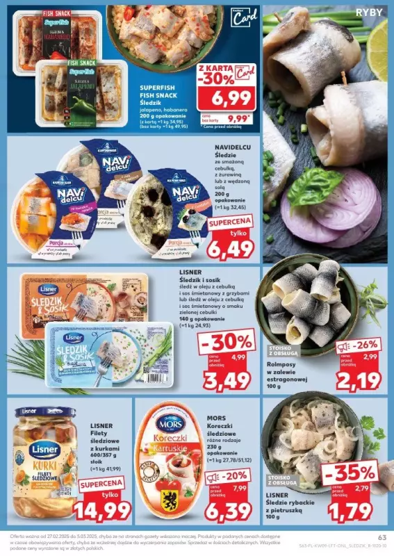 Kaufland - gazetka promocyjna Oferta Kaufland  do środy 05.03 - strona 63