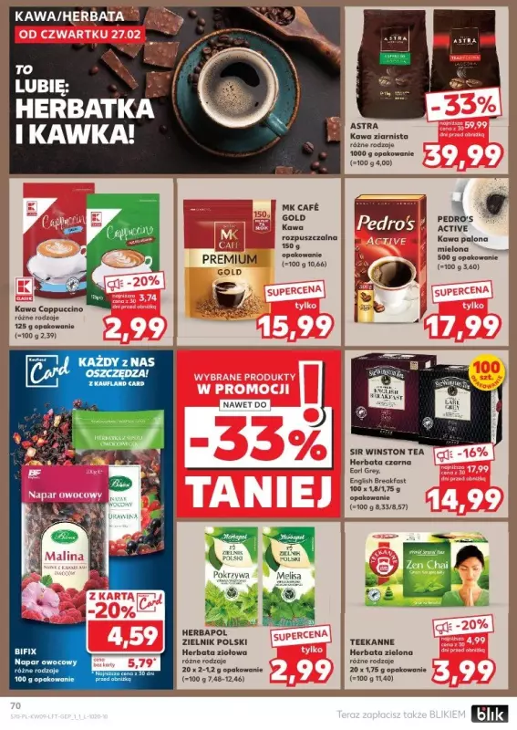 Kaufland - gazetka promocyjna Oferta Kaufland  do środy 05.03 - strona 70