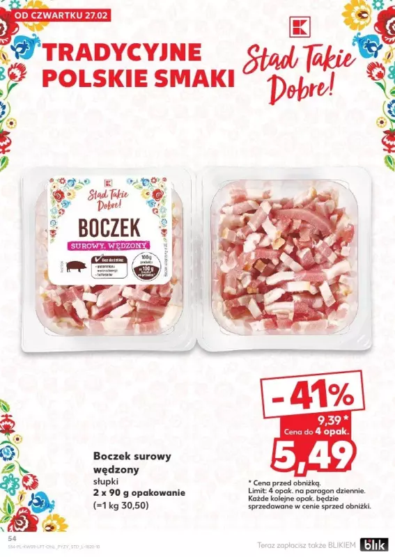 Kaufland - gazetka promocyjna Oferta Kaufland  do środy 05.03 - strona 54